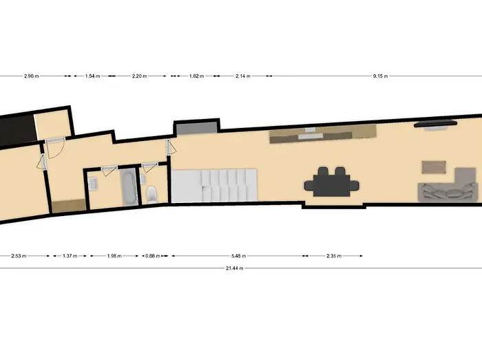 Spacious Two-storey With A Terrace In The Center *